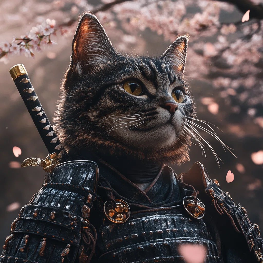 ねこ サムライになるにゃ🐾｜odyssey617