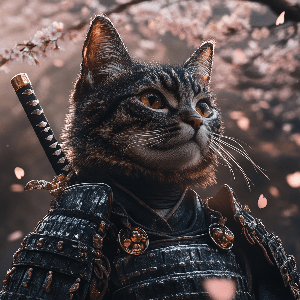 ねこ サムライになるにゃ🐾｜odyssey617