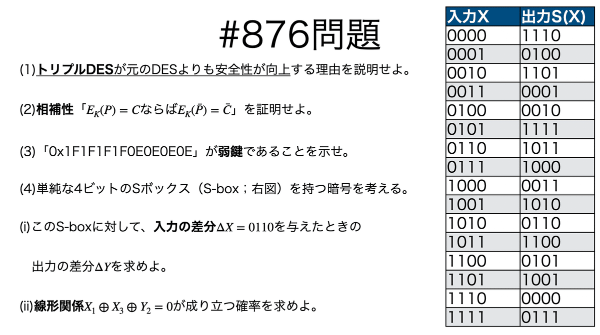 書記が数学やるだけ#876 ブロック暗号の解読｜Writer_Rinka