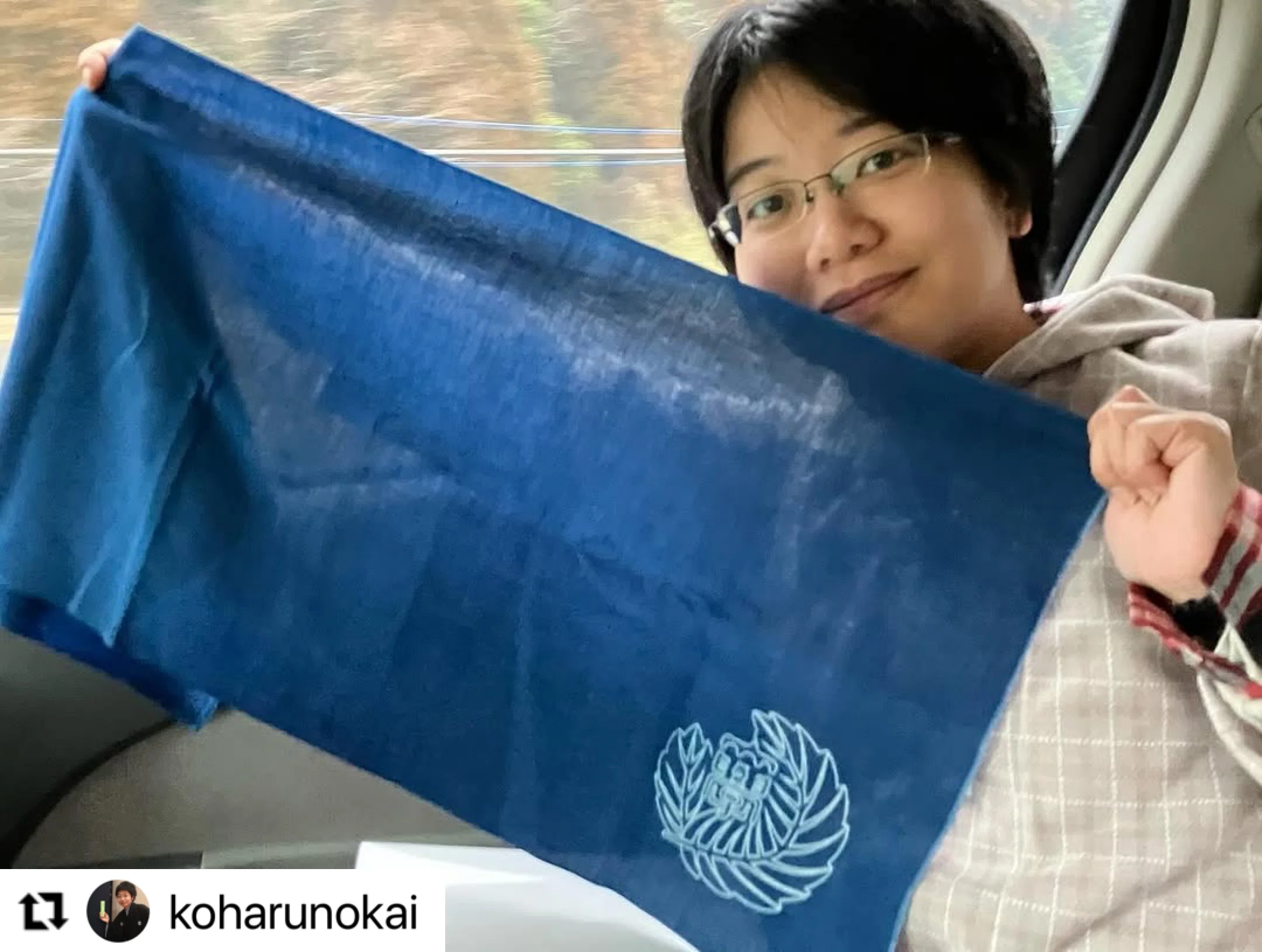 20250211】オリジナル手ぬぐい制作・贈呈｜Takuma Futakami（二上拓真）