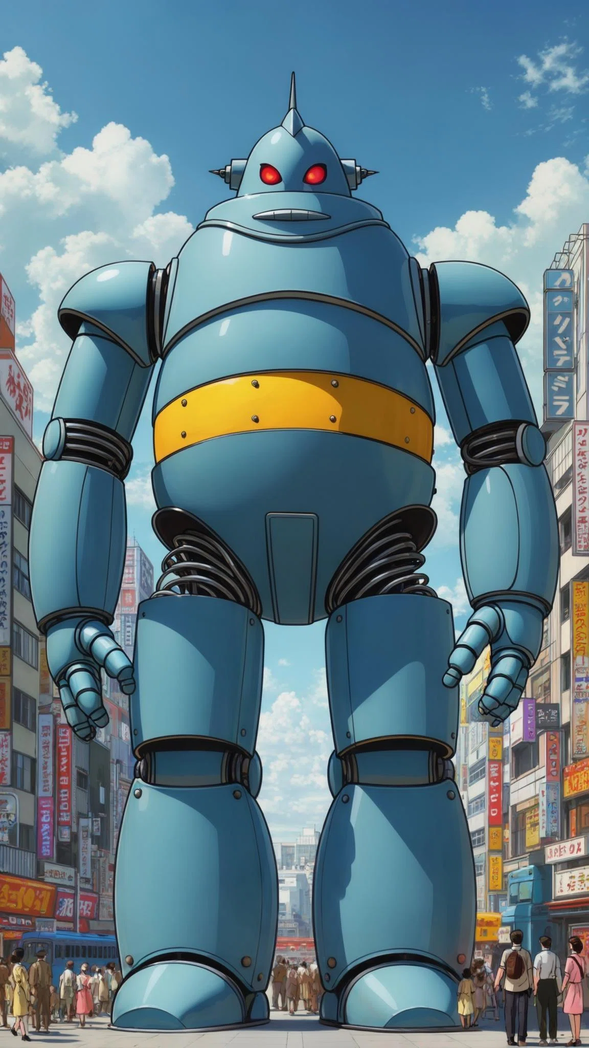作画実験 レトロフューチャーなロボット｜美和