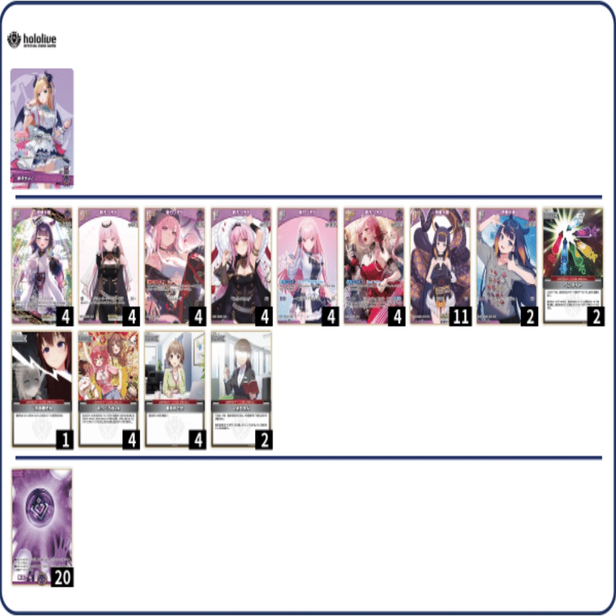 WGP神戸】使用デッキ：イナカリ（推し：癒月ちょこ）のデッキ解説