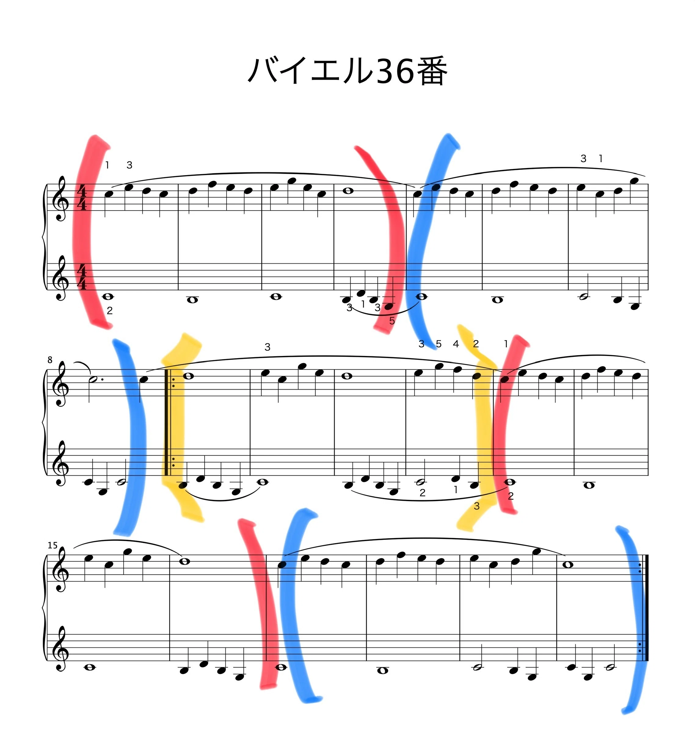 オトナ・超初心者のピアノ教室♪Lesson36「○○したらOK！スッキリ読譜