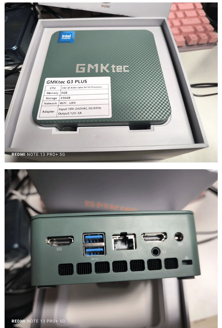 GMKtec G3 Plus 16+512GB ミニpc twin-n50 GMKtec、2.6万円と3.1