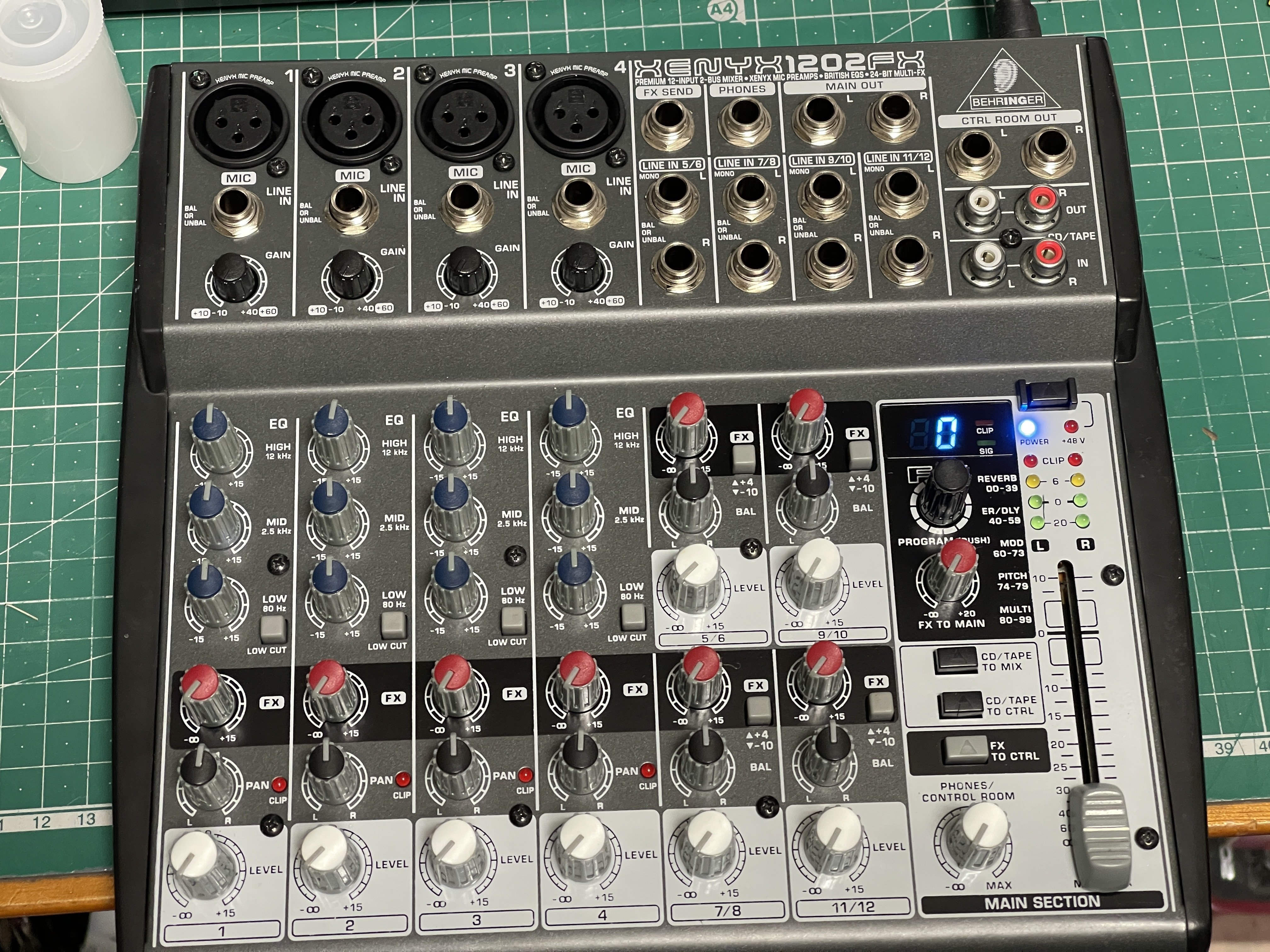 蘇ったBehringer Xenyx1202FX|怪力熊男 蘇ったBehringer Xenyx1202FX|怪力熊男