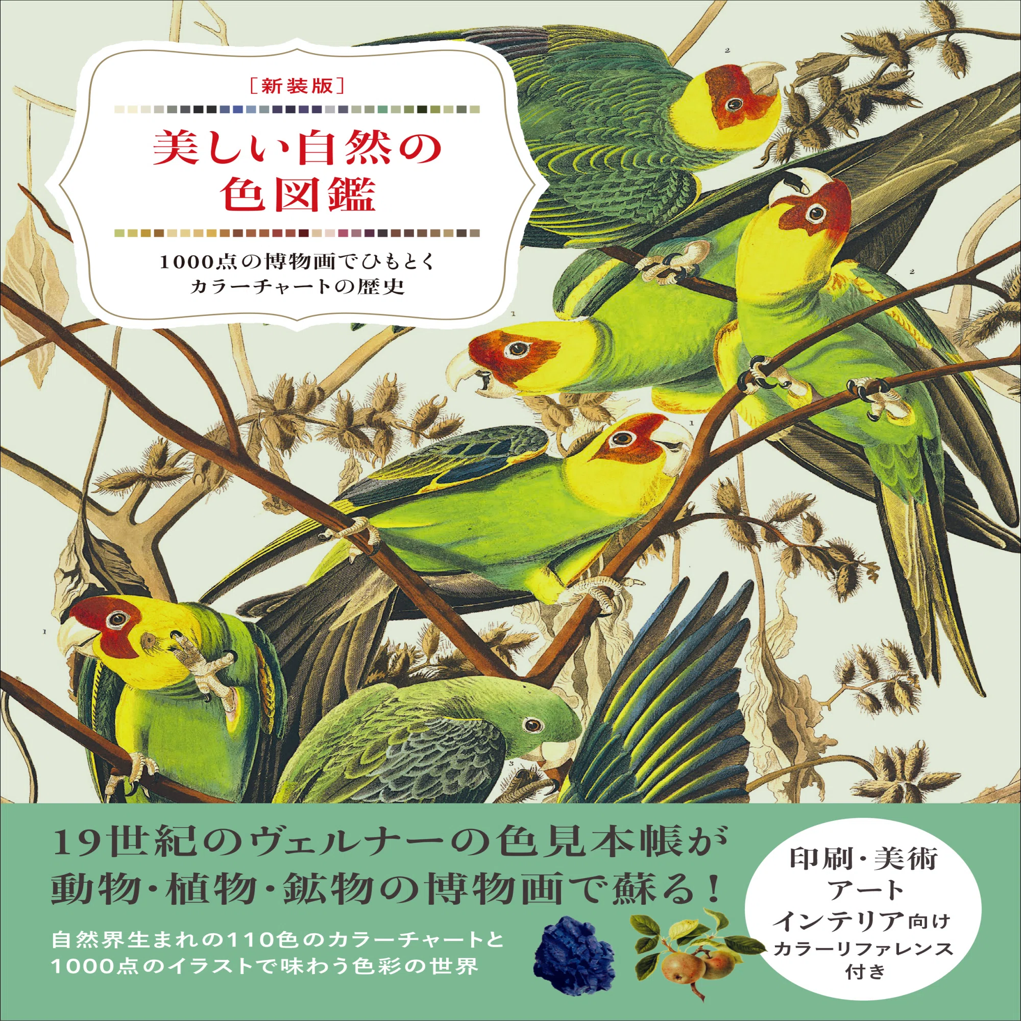 原色植物　原色昆虫　日本案内分県地図　日本の美術　世界の美術近代　世界の美術古典 自然界生まれのカラーチャート】動物・植物・鉱物の博物画で魅せる全