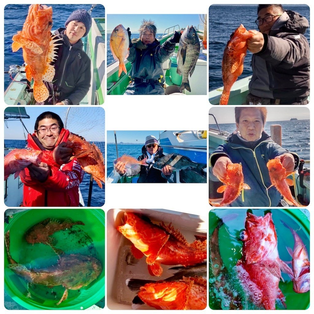 オニカサゴ】レア魚：ヒオドシゲット！オニカサ最大2.1kg！【真鯛