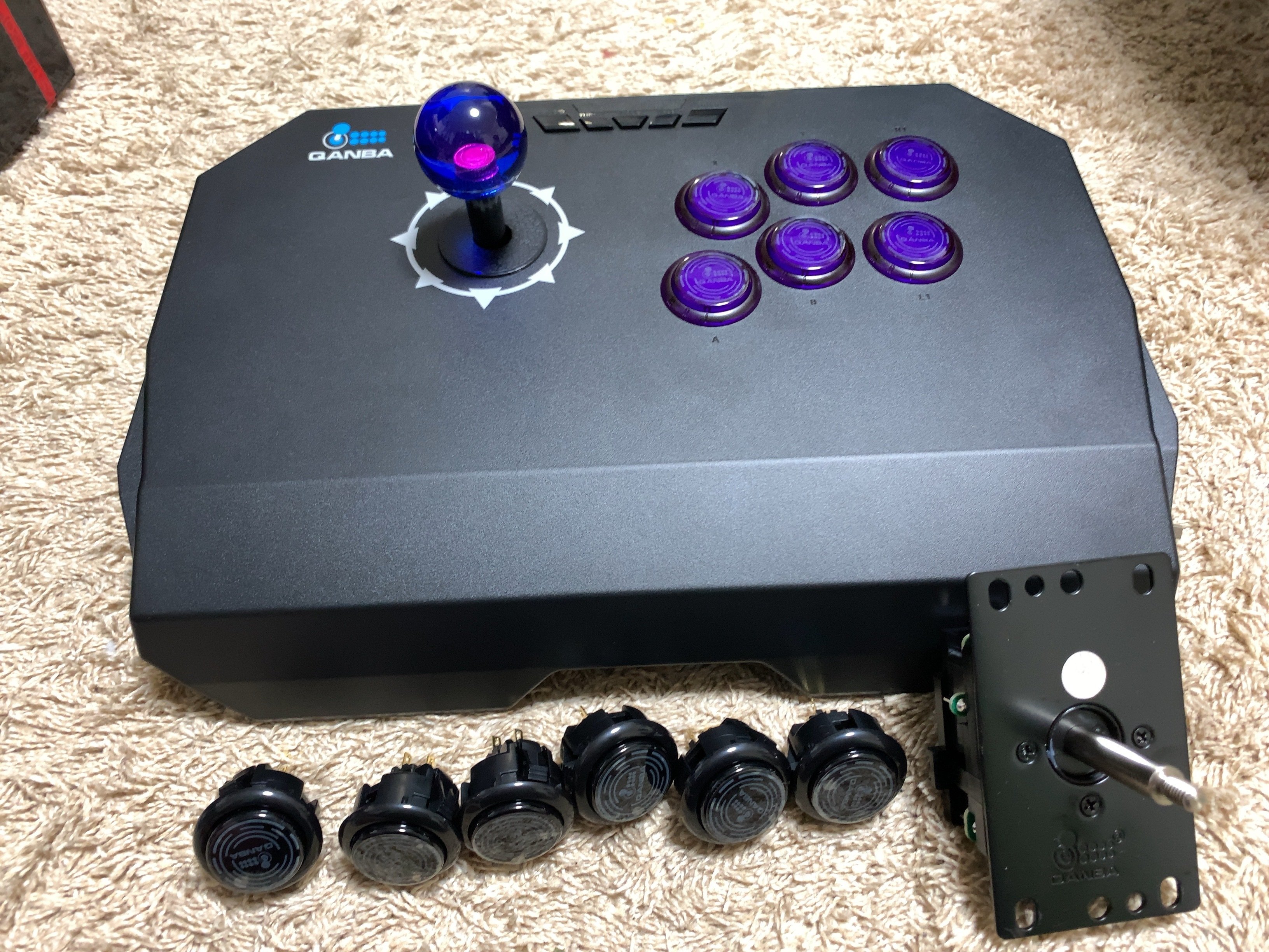 軽量コンパクトレバー】 Qanba N1 Thunder Arcade Joystick