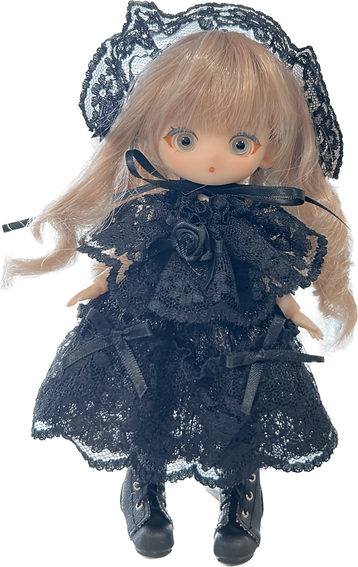 カスタムアイシードール ❀いがぐりさん ❀被せるウィッグ 花かんむり