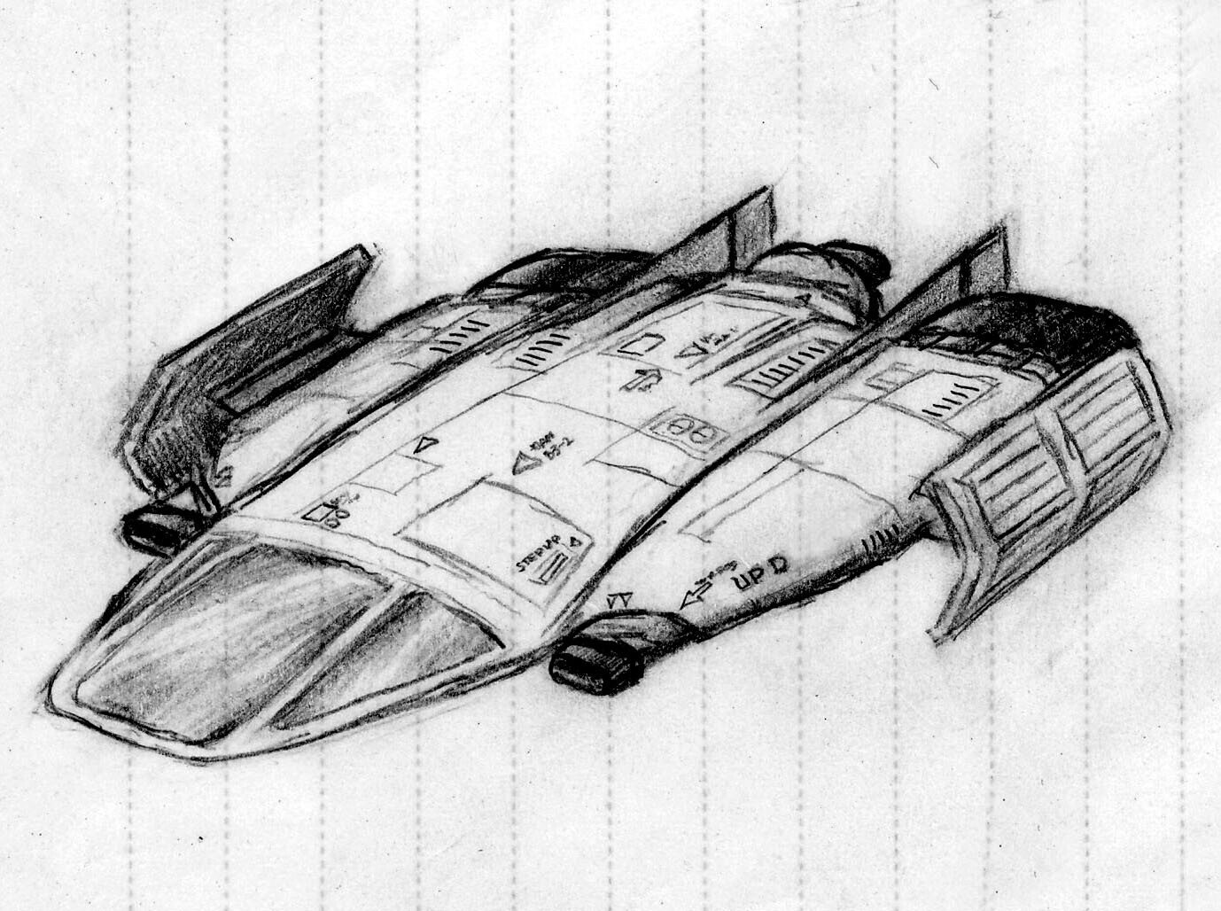 my イラスト その2（宇宙船とかロボット…）｜tompei(とんぺい)