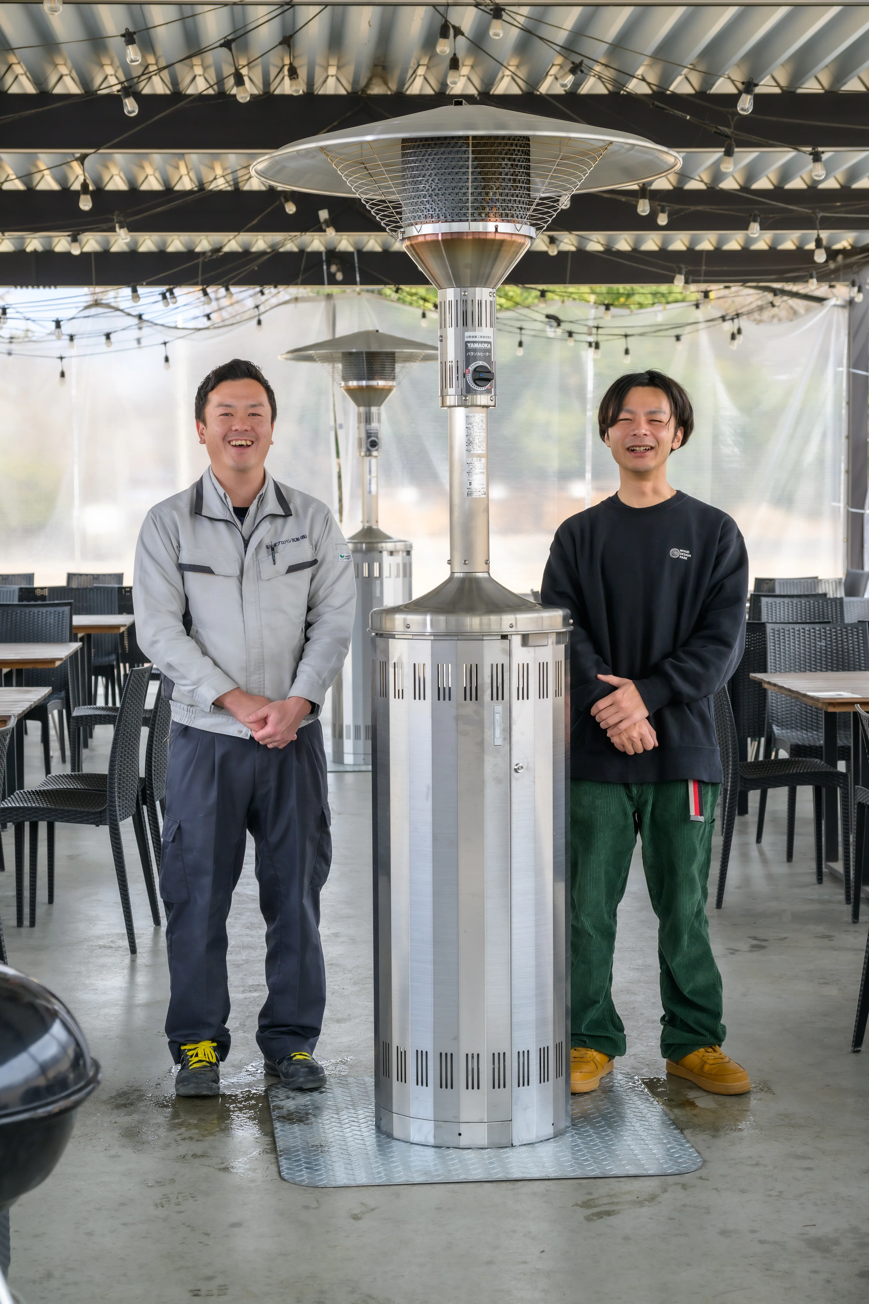 信頼の絆が生んだ快適空間——パラソルヒーターで広がる新たな価値
