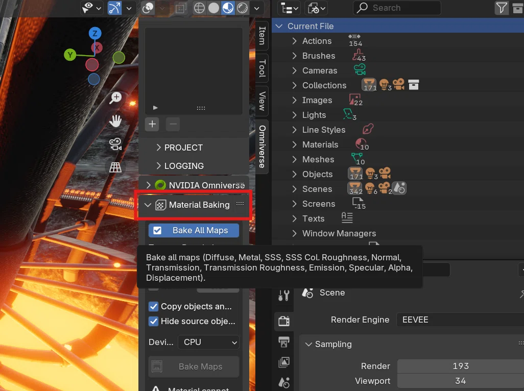 BlenderからNVIDIA/Omniverseにモデルをインポートする方法｜エアレイ