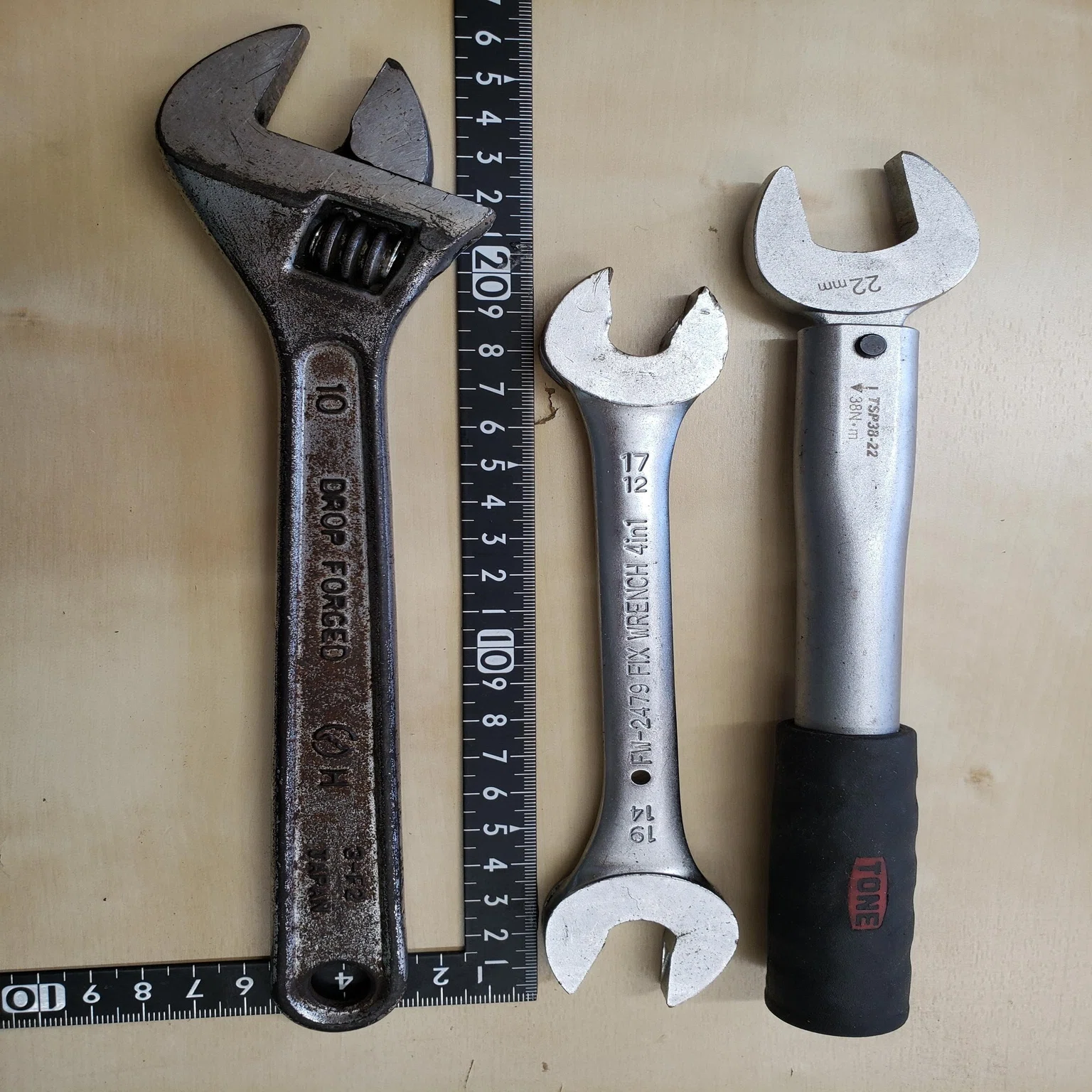 BBK トルクレンチ受け側専用スパナ(フィックスレンチ)｜有)越谷電器