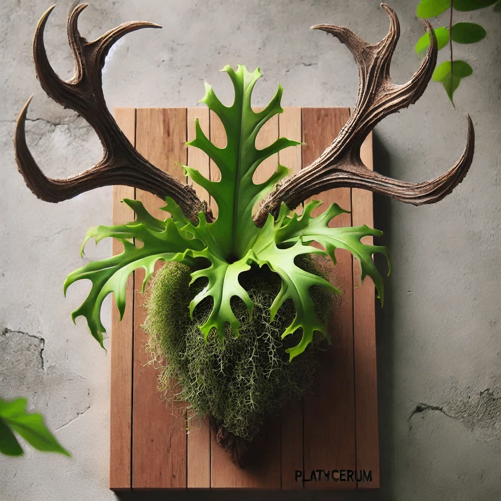 ビカクシダ🌿（観葉植物）を「食器からできた土」に植えてみた