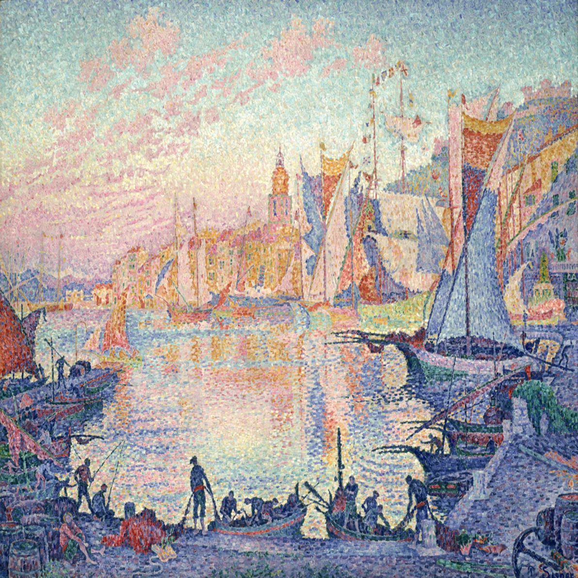 ポール・シニャック、「PAYSAGE A LEZARDRIEUX」 Paul Signac ポール・シニャック｜ナイム