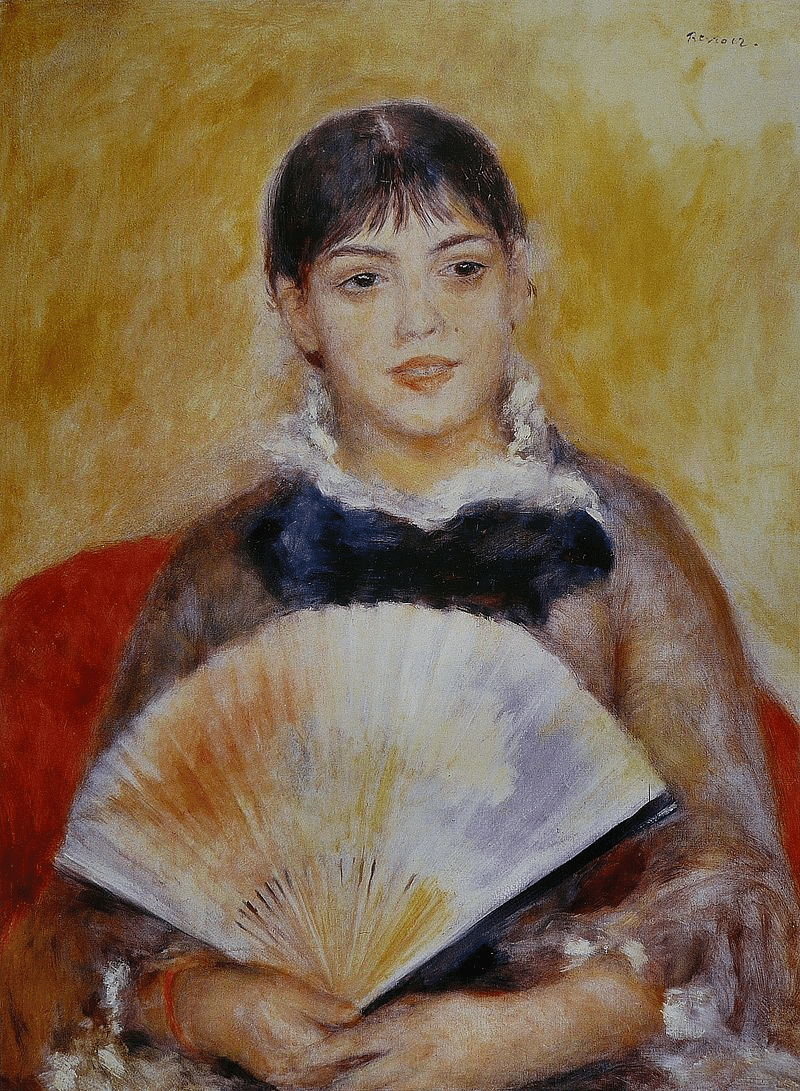 Pierre-Auguste Renoir『ロメーヌ・ラコー嬢の肖像』 画家ルノワールの