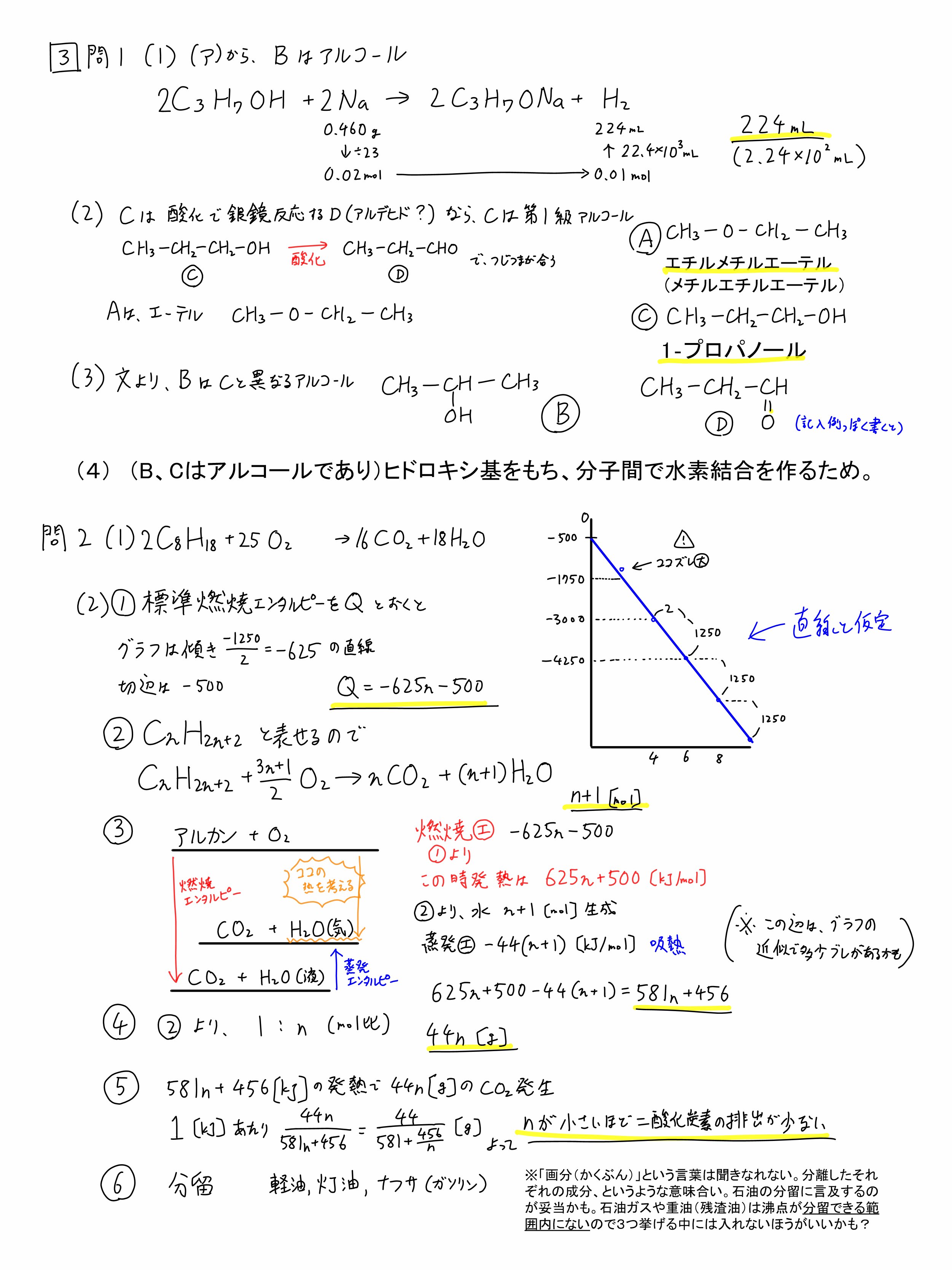 2025鹿児島大学 入試問題 二次試験化学解答解説｜宮元一賢⌬Miyamol