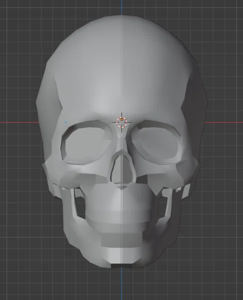 手作りCG】顔の構造｜Blenderで「頭蓋骨」まとめ｜チャレン爺さん