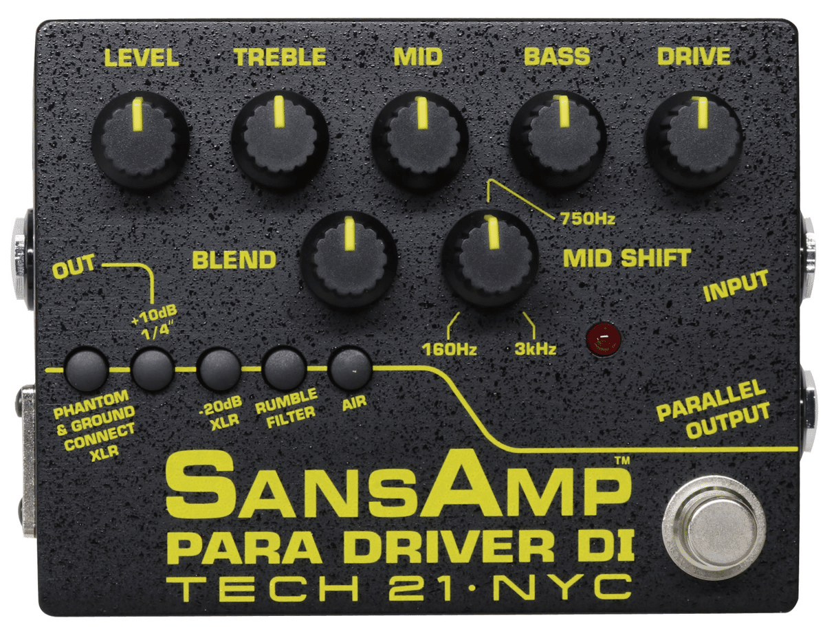 Tech21 SansAmpBass DDI 限定カラー Tech21 SansAmpBass DDI 限定カラー TECH21 SansAmp BASS DRIVER