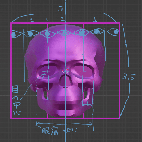 手作りCG】顔の構造｜Blenderで「頭蓋骨」まとめ｜チャレン爺さん