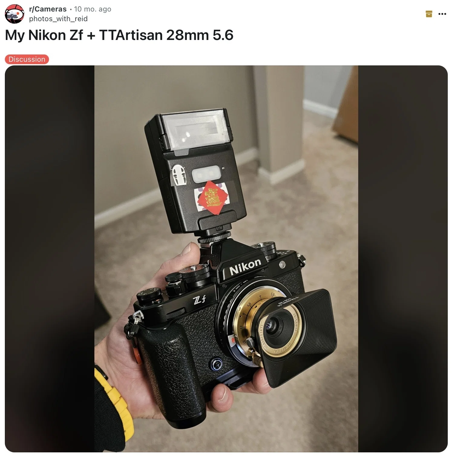 TTArtisan M 28mm F5.6（悪趣味ゴールド）｜絞り開放戦線