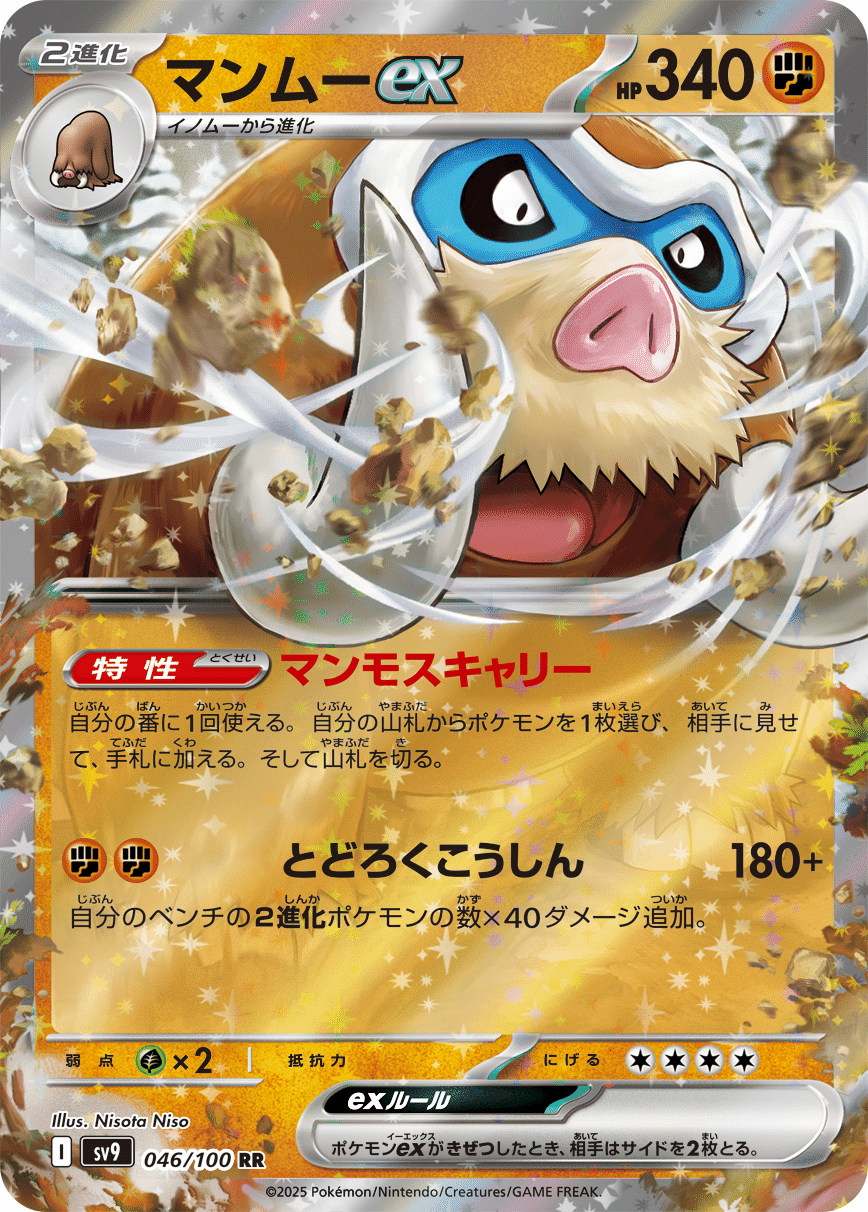 【予約販売】本 2進化ポケモン4種類採用！？マンムーリザードン！｜masa又はtigher ポケモンカードゲーム