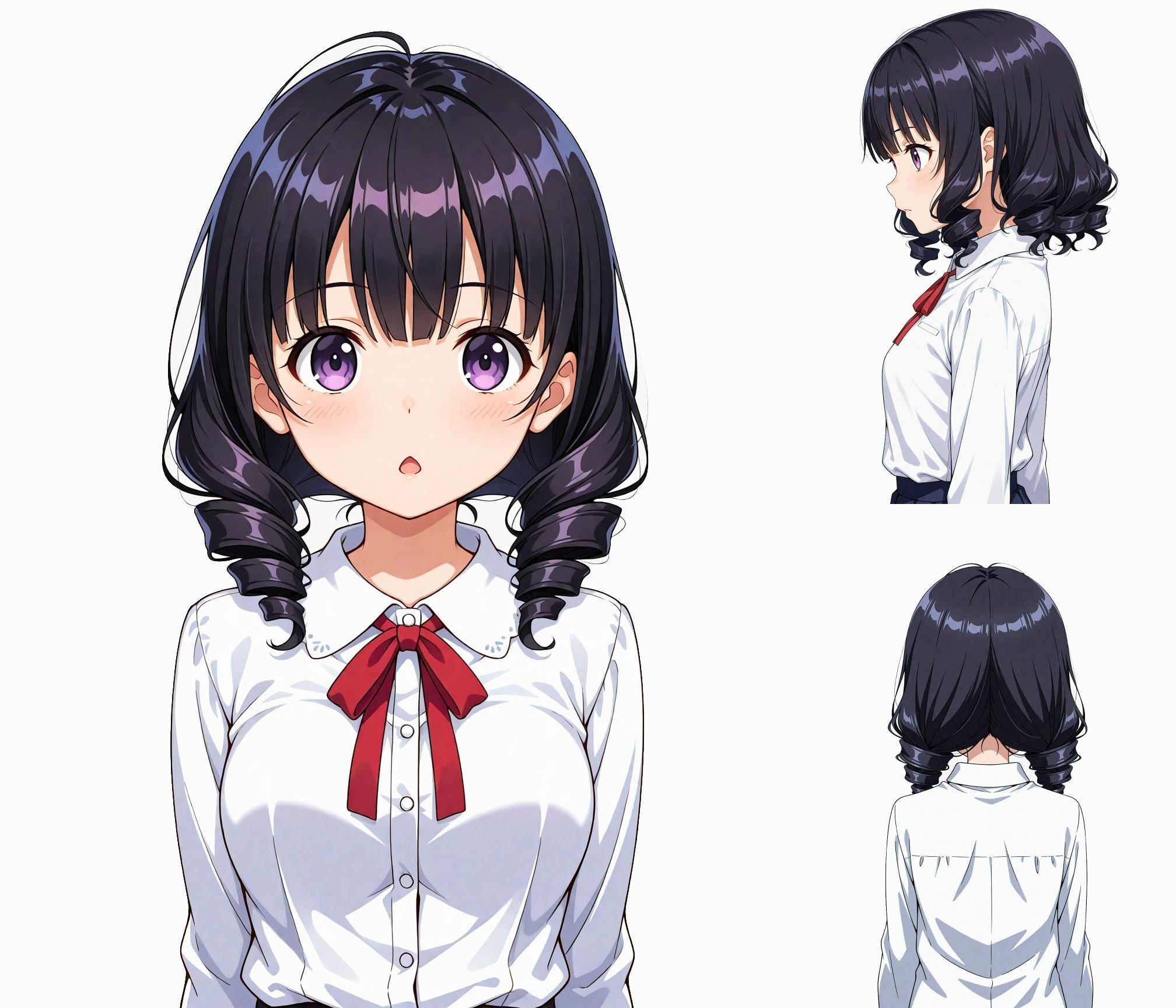 Stable Diffusion- Illustrious】髪のプロンプト⑦（ドリル・お団子他