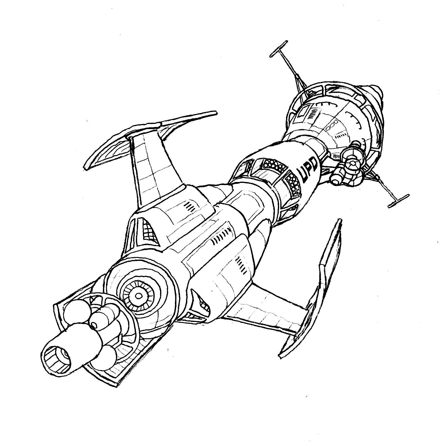 my イラスト その2（宇宙船とかロボット…）｜tompei(とんぺい)