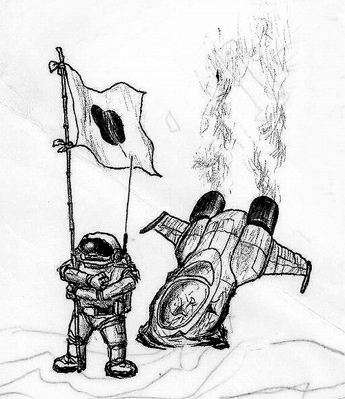 my イラスト その2（宇宙船とかロボット…）｜tompei(とんぺい)