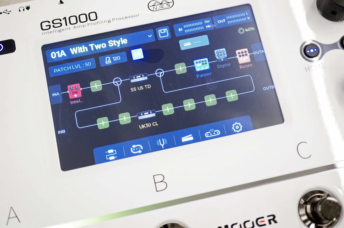 小さめ、タッチパネル、キャプチャ……Mooerの新しいGS1000がすごい 