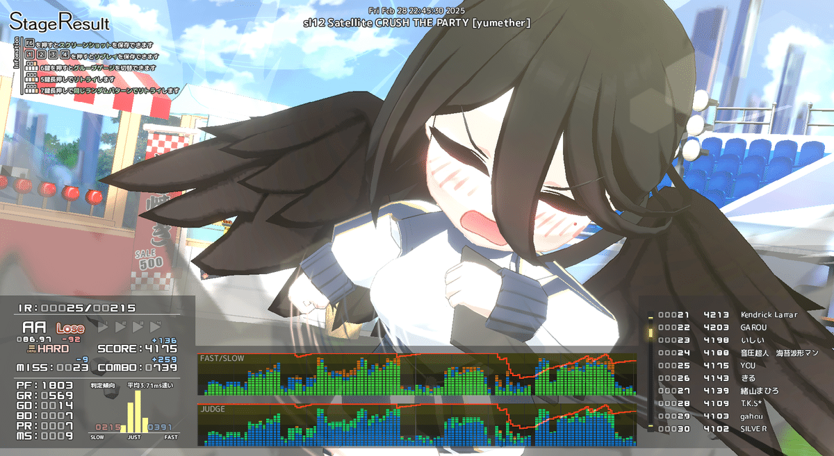 音ゲー日記20250228｜GRASS