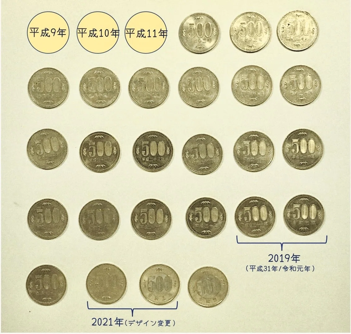 感激😭😭 平成9年の500円玉を交換してもらえました｜たわん（弾丸