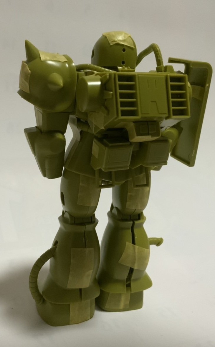 旧キットザクマインレイヤーを組み立てる その1｜まっくろむ