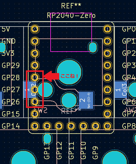 希少 ポピー レッドスモーギ RP2040-Zero(RP2040-Tiny)の拡張ボードを作った話｜赤紅（Akabeni）