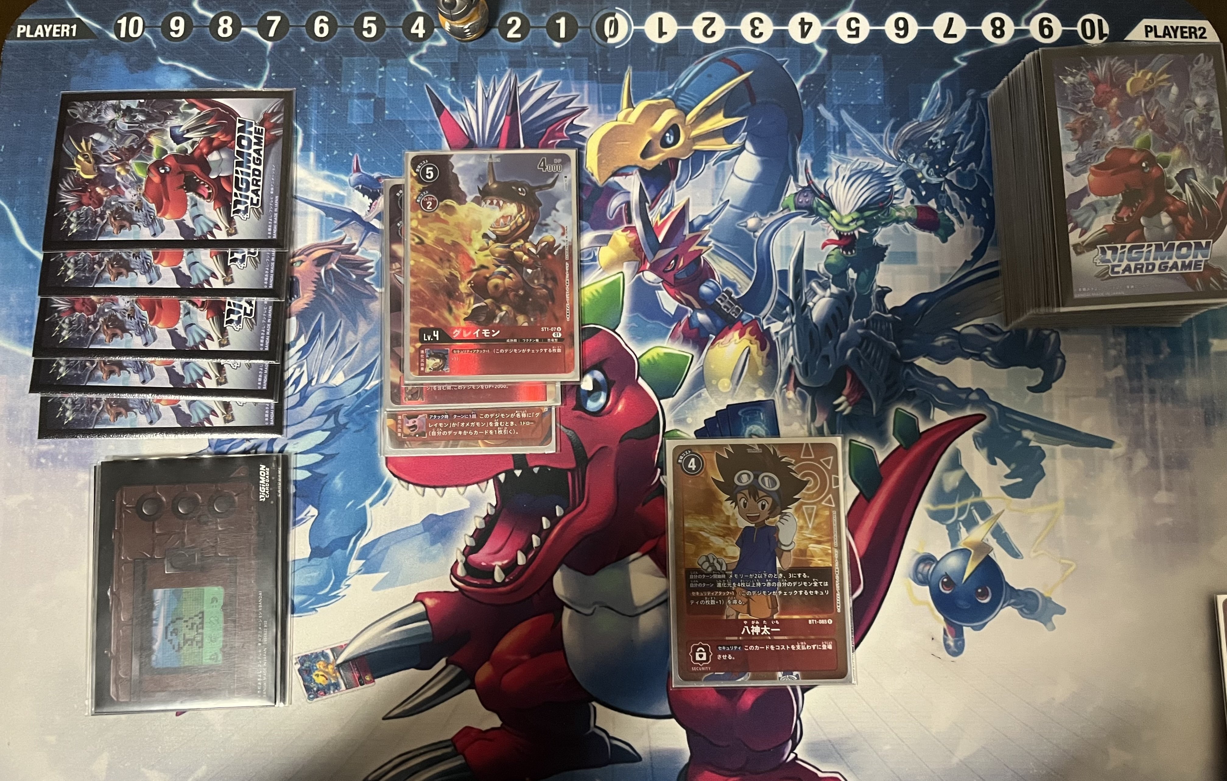 バトスピ デジモンデッキ レオモン オメガモン ウォーグレイモン