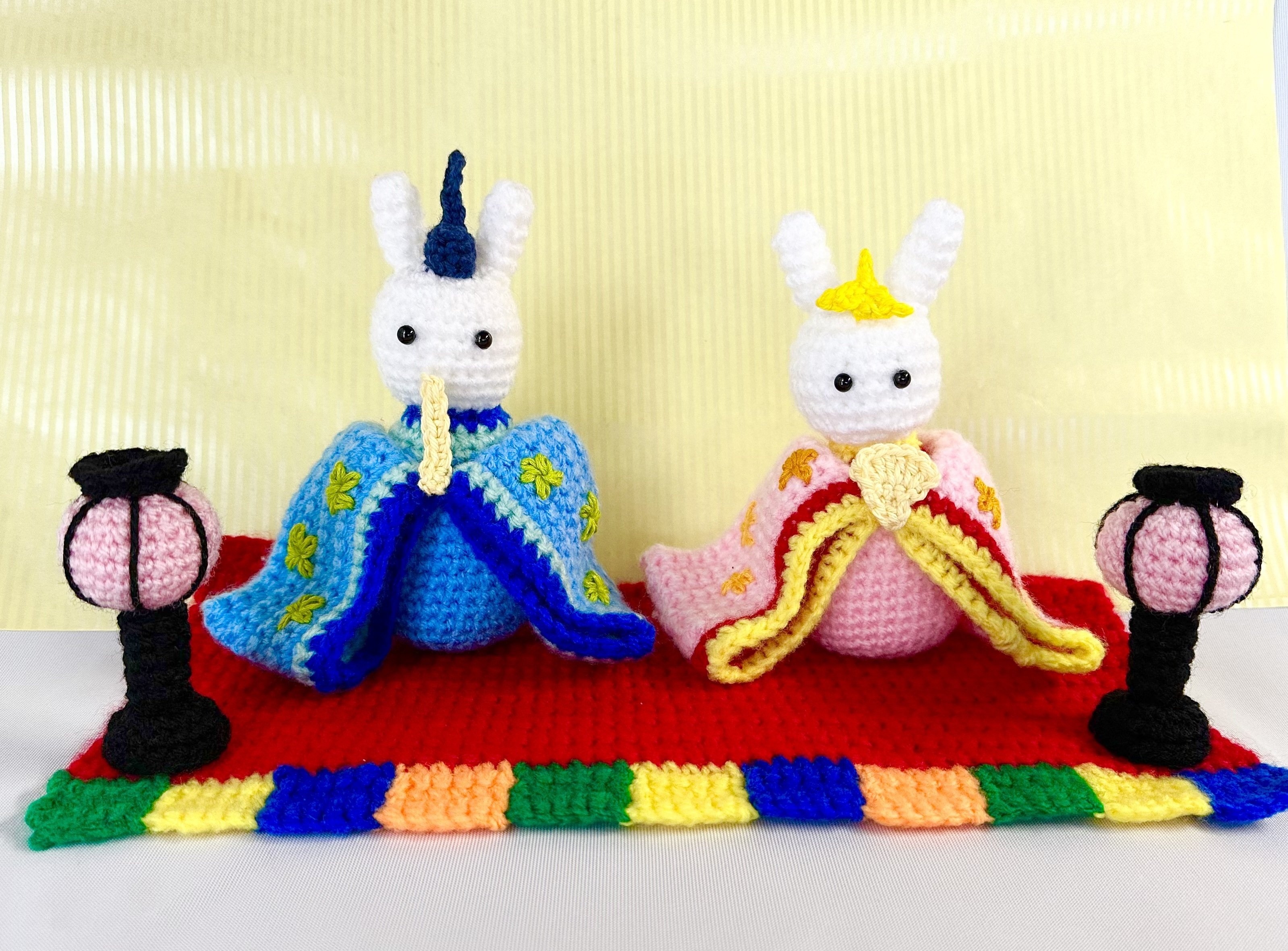 おひなさまの編みぐるみ｜mihoko