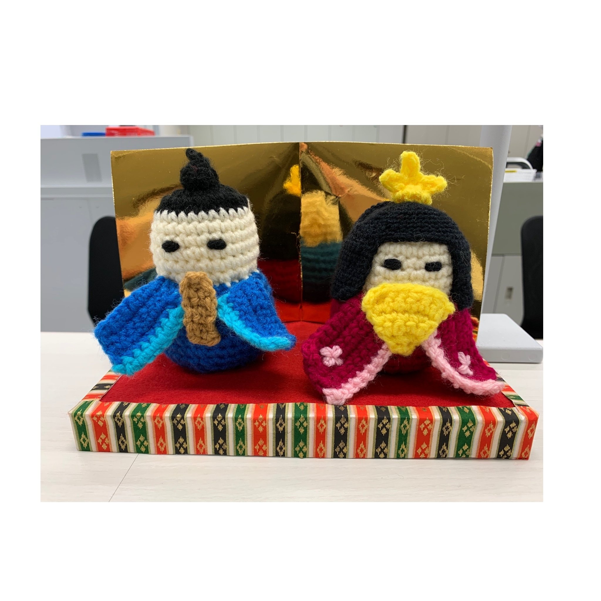 おひなさまの編みぐるみ｜mihoko