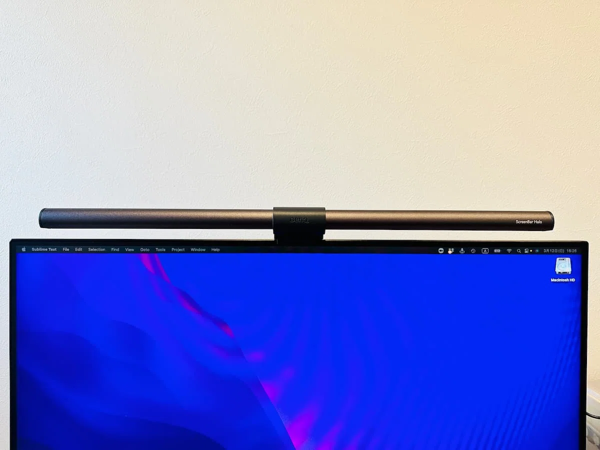 改良版】BenQ ScreenBar Halo レビュー！所有欲を満たす逸品。｜もんたな