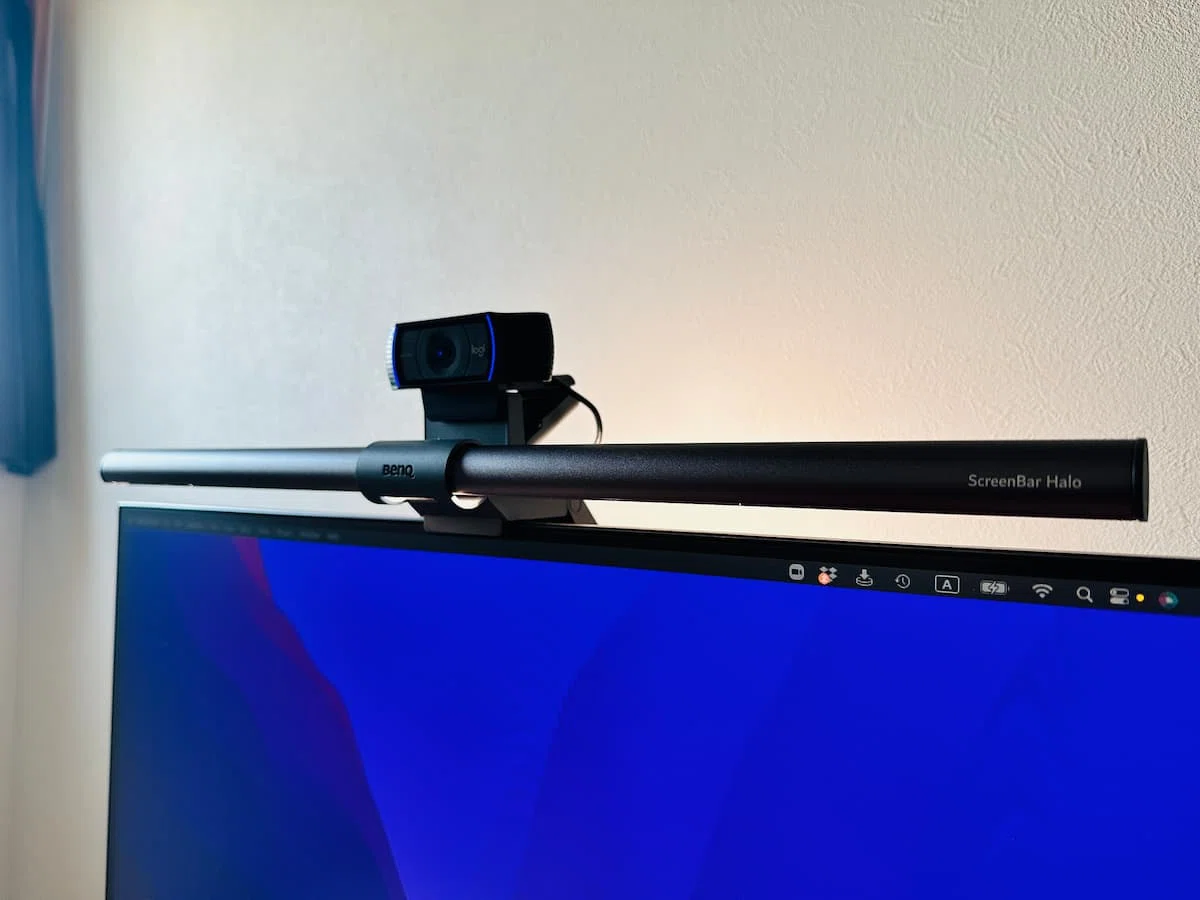 改良版】BenQ ScreenBar Halo レビュー！所有欲を満たす逸品。｜もんたな