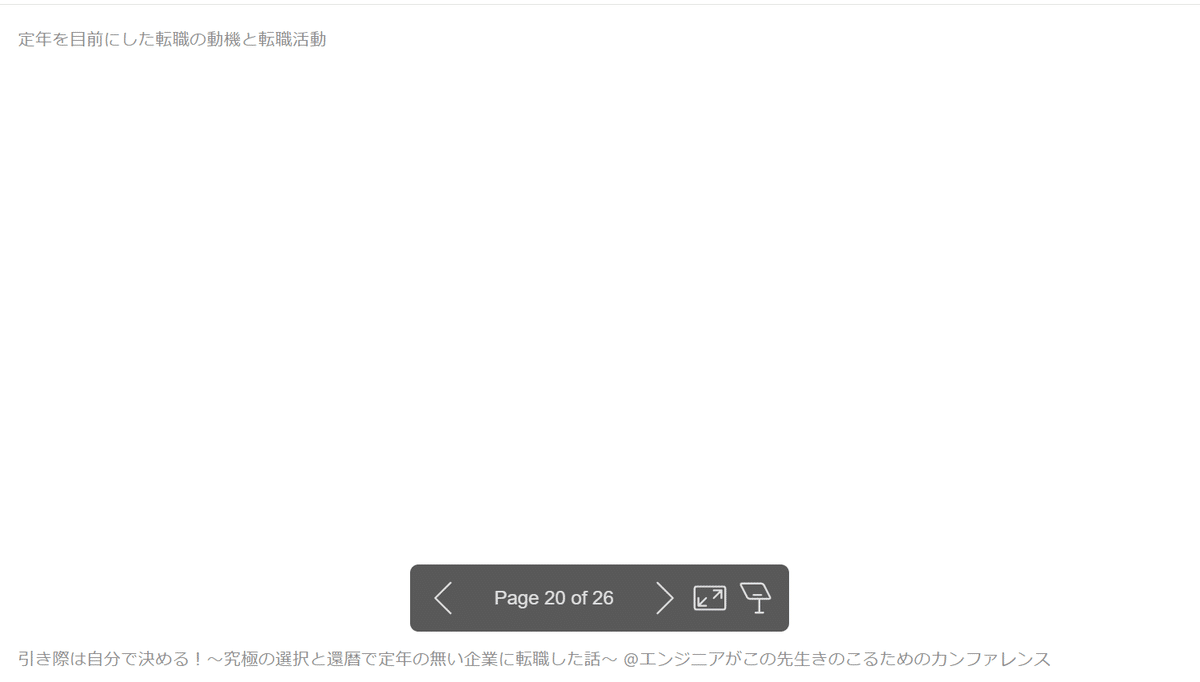 スライドに挿入した画像が表示されていないため、真っ白な画面