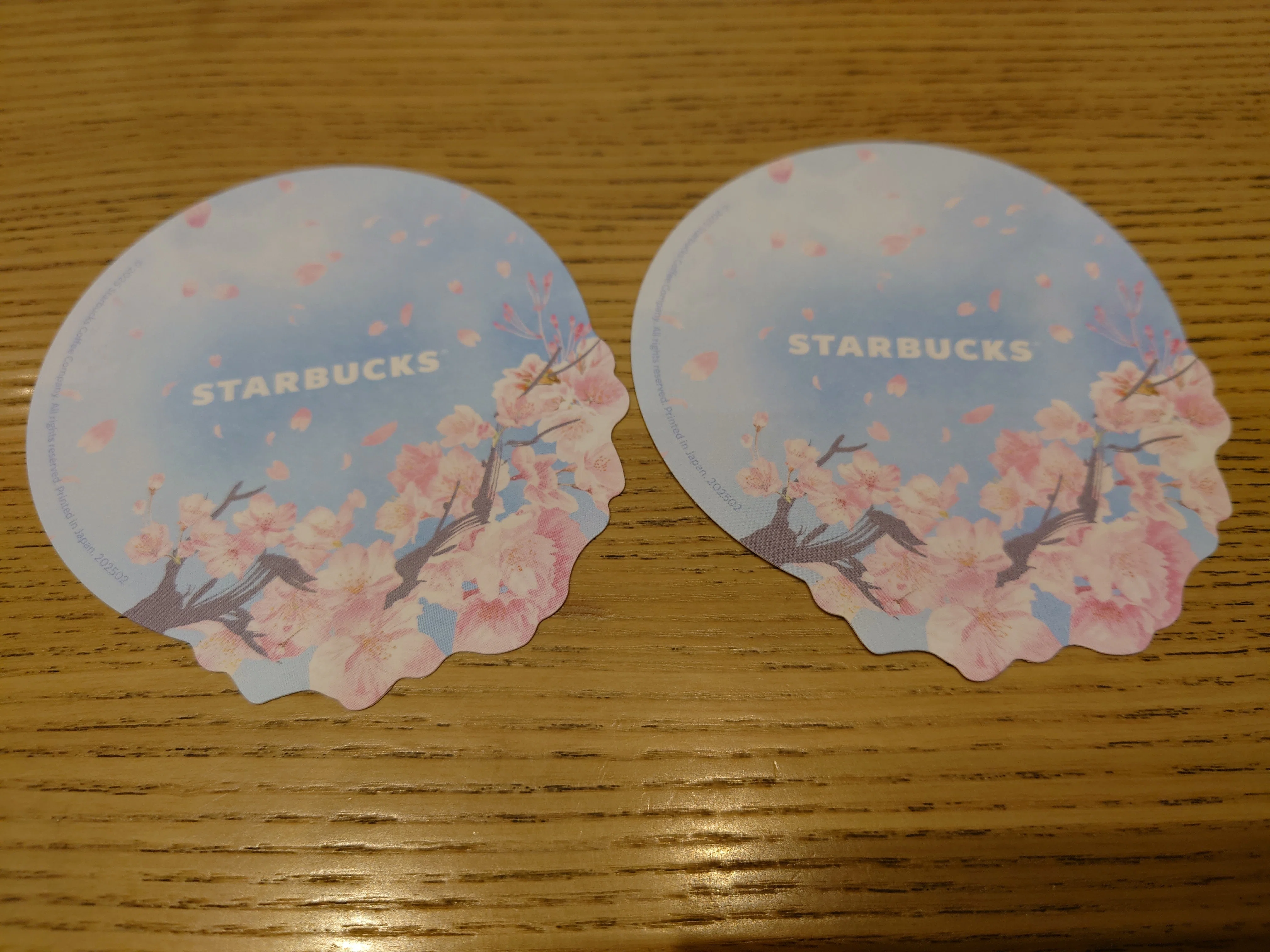 スタバのSAKURA2025コースター第3弾『散る』🌸｜ORANGE🍊