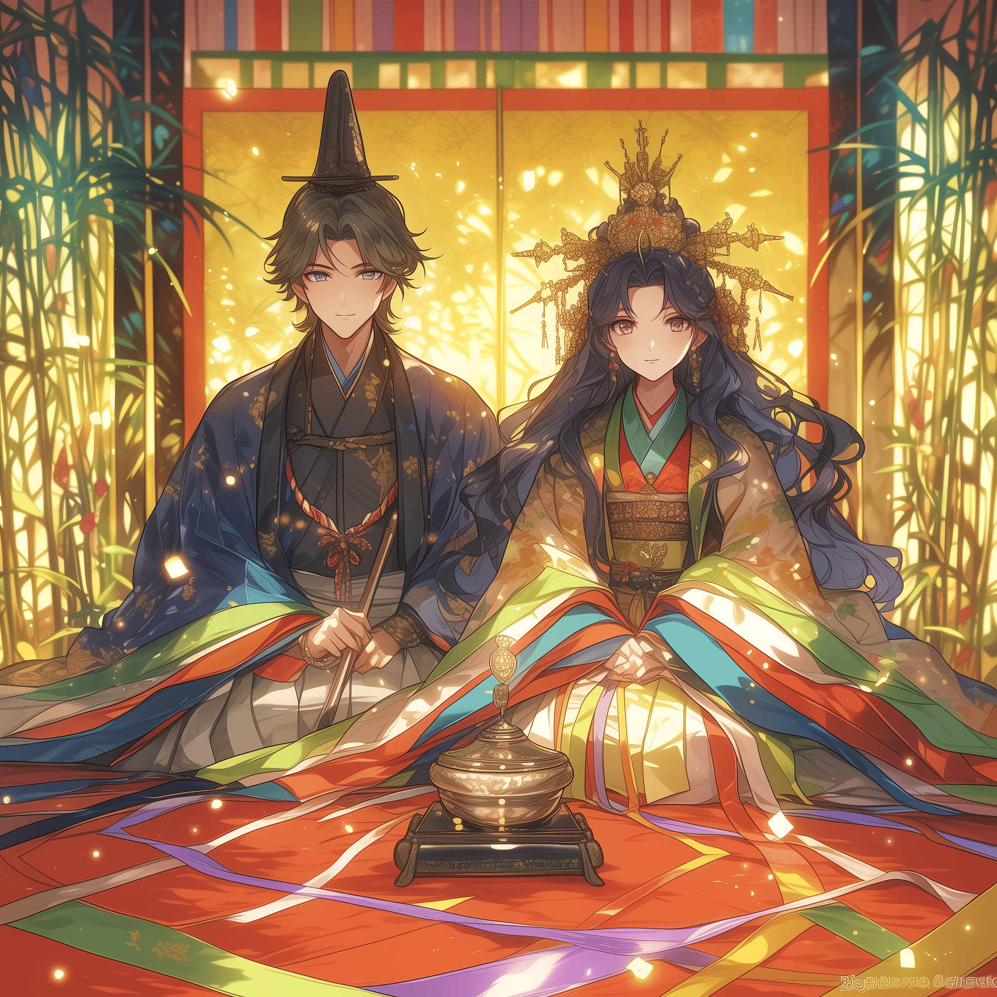 プロンプト付き】雛祭りを描く【AI比較】｜黒猫さん