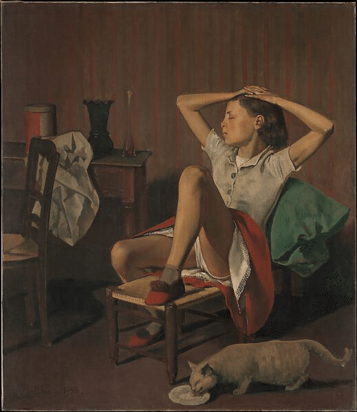 バルテュス、BALTHUS、12歳のマリア・ヴォルコンスキー王女 週末アート》 「魅力的かつ不穏」な画家、バルテュス｜しじみ