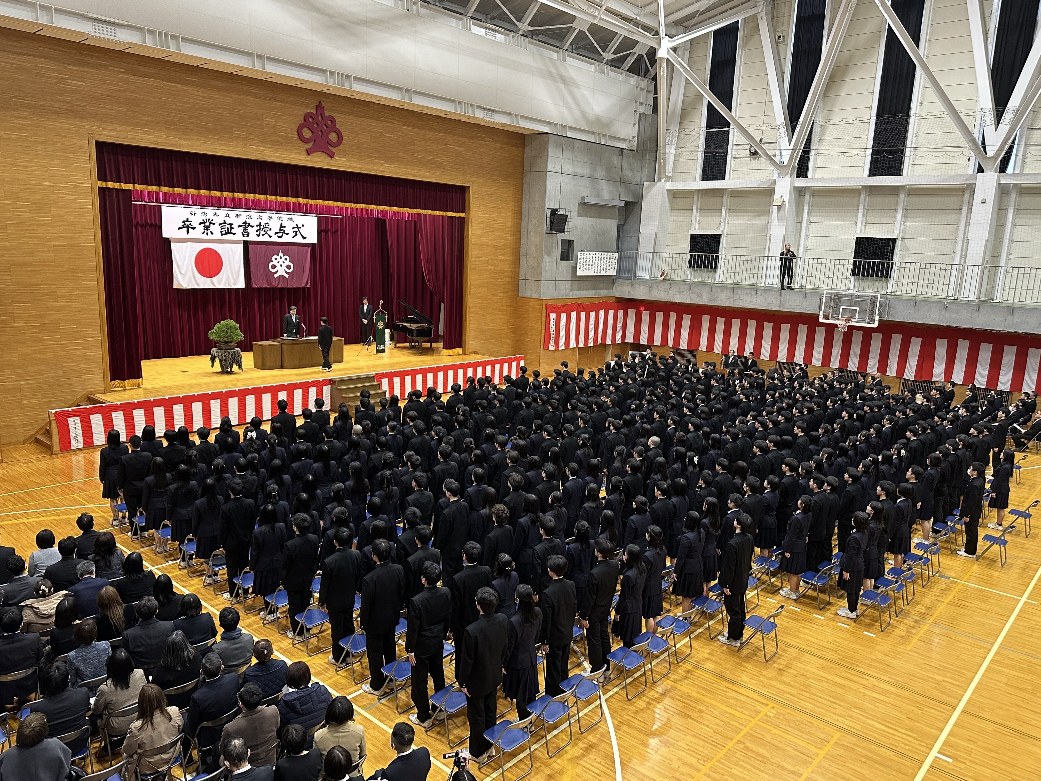 第77回卒業証書授与式｜新潟県立新潟高等学校