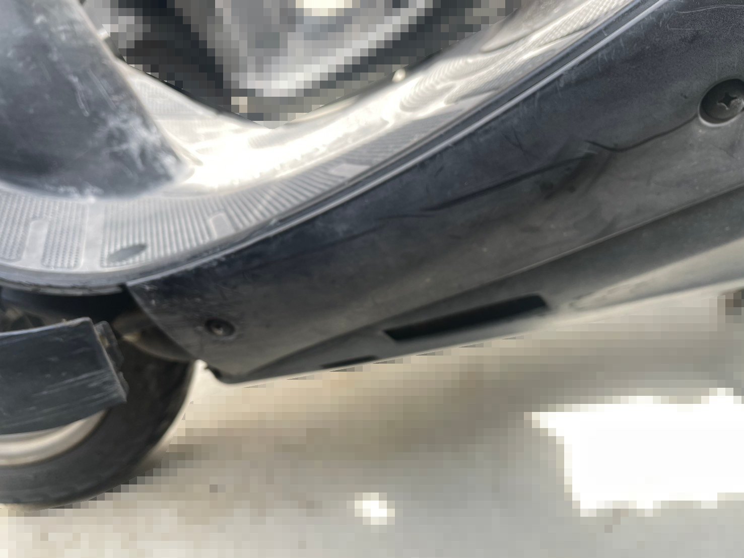 HONDA ライブDio（AF34）事故修理見積もり：旧車ならではの修理の難し