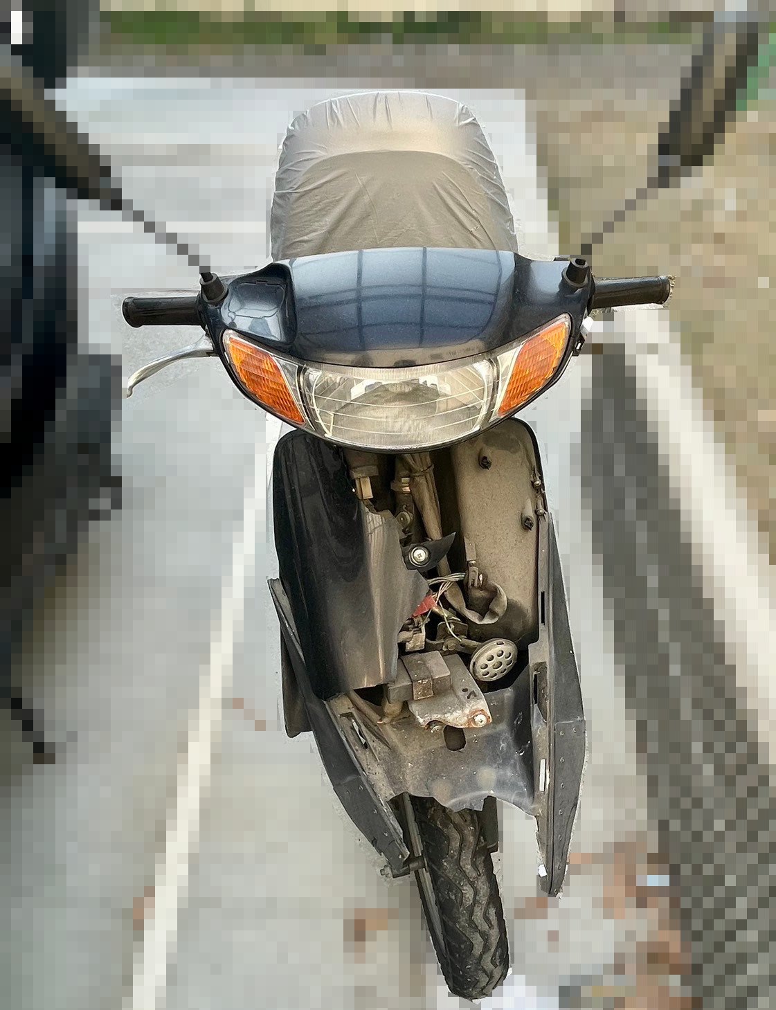 HONDA ライブDio（AF34）事故修理見積もり：旧車ならではの修理の難し