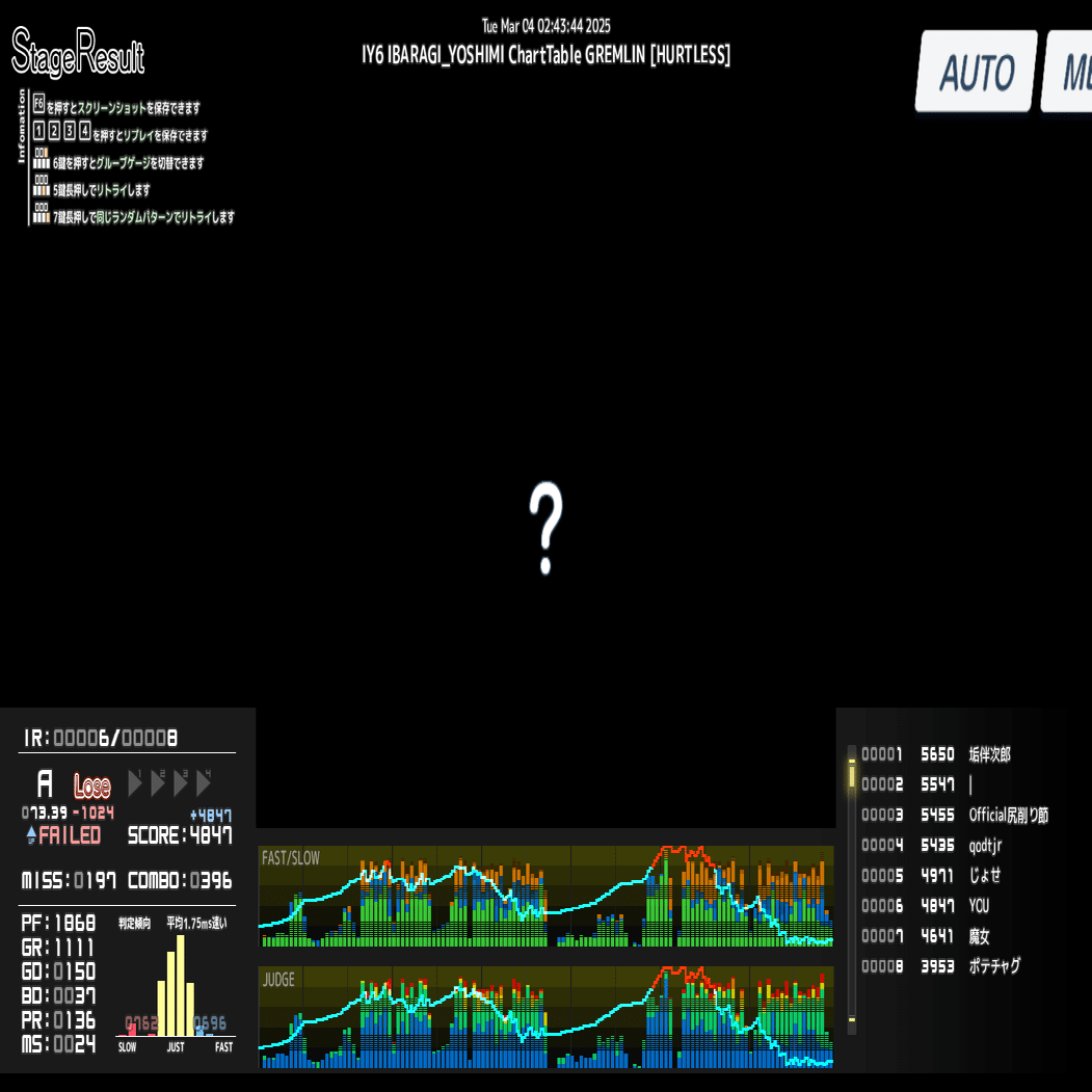 音ゲー日記20250303｜GRASS