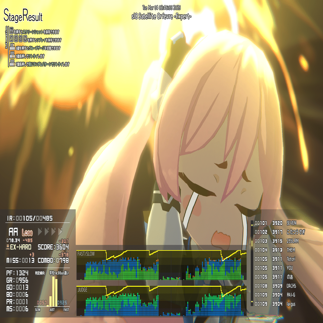 音ゲー日記20250303｜GRASS