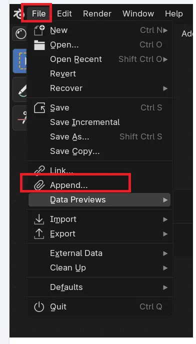 How to copy objects created in other files and move them to another ...