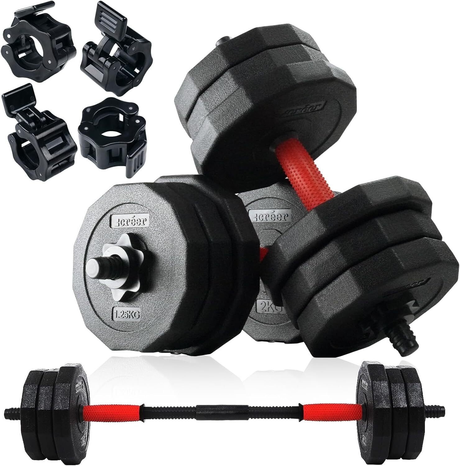 YouTen 【新発売記念価格】 NEW 改良モデル 可変式ダンベル 24kg